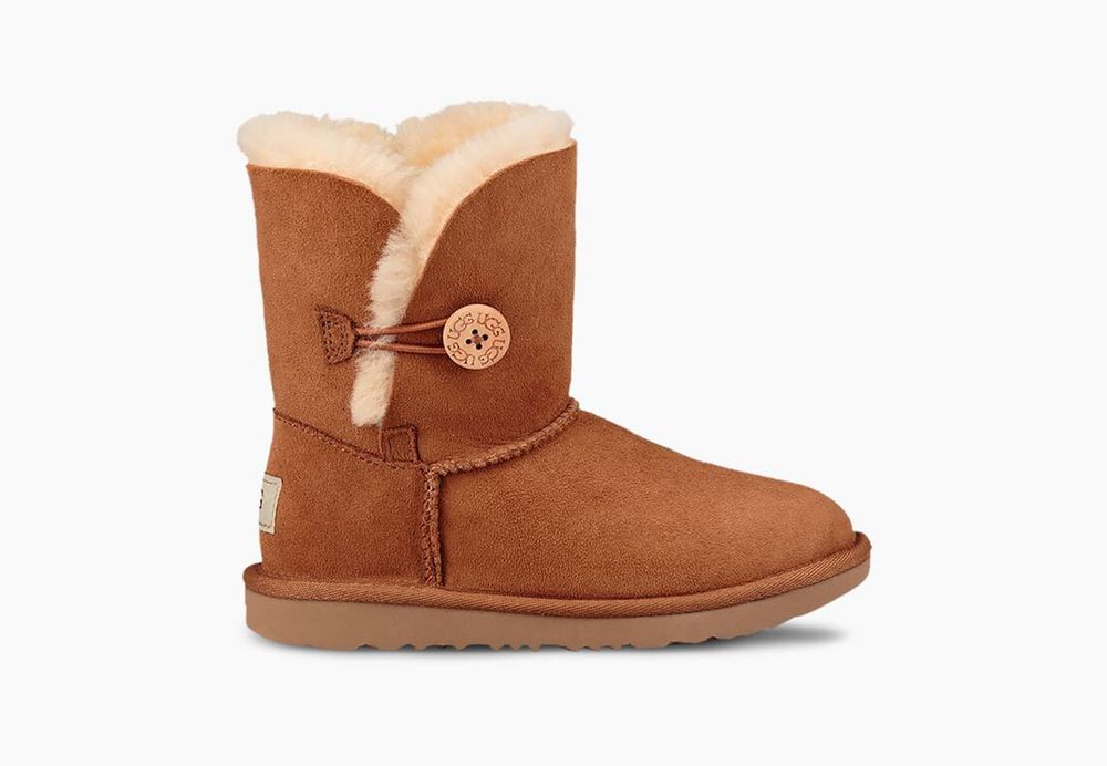 Ugg Boot Big Kids - Ugg Bailey Button Ii Brown - 594BDRYTU